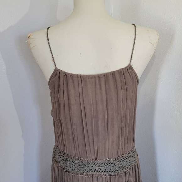 Zara Woman Chiffon Bohemian Sheath Dress - Picture 6 of 10